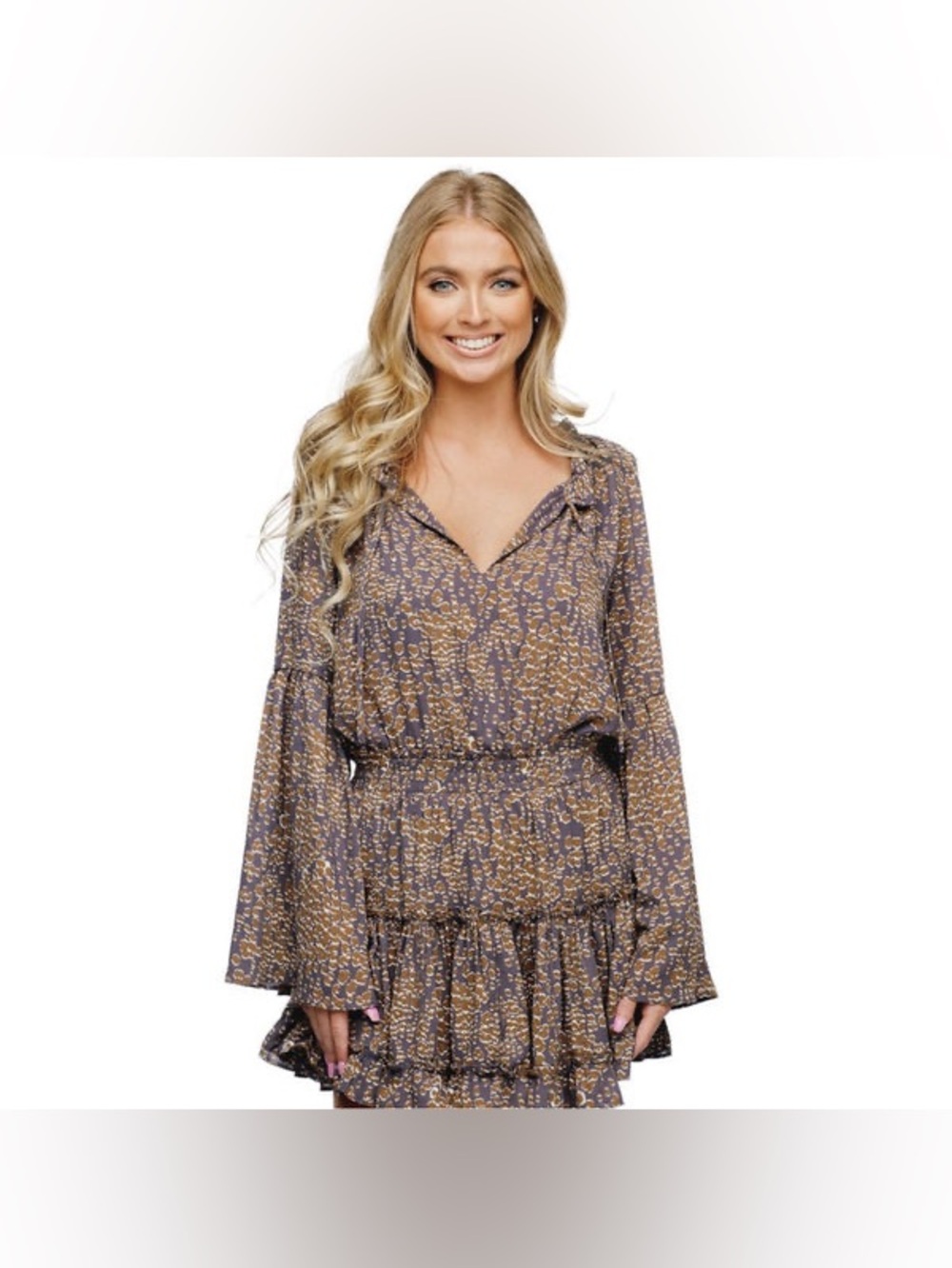 Buddy Love Zozo Elastic Waist Mini Dress Women’s Small